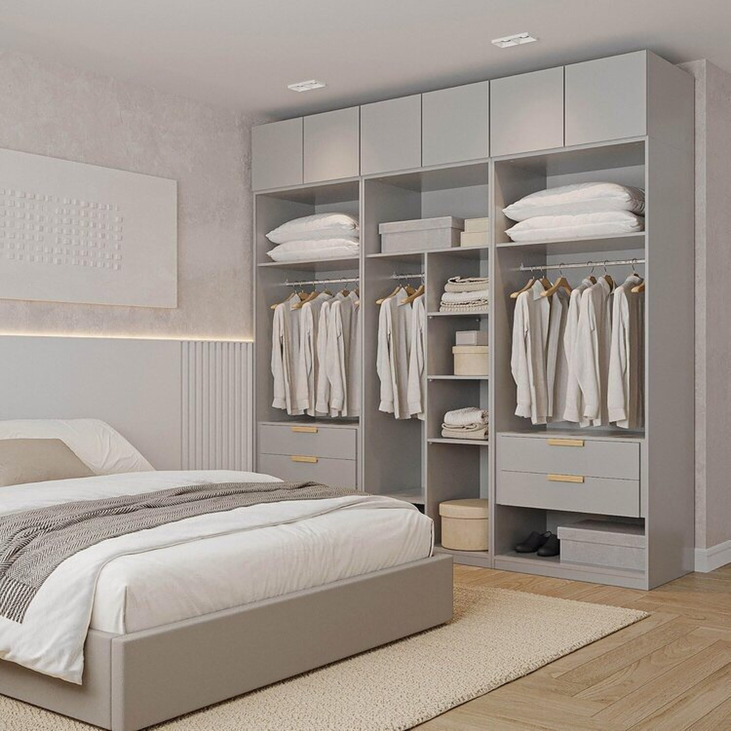 Guarda-roupa Modulado 6 Peças 6 Portas Jade Cabecasa